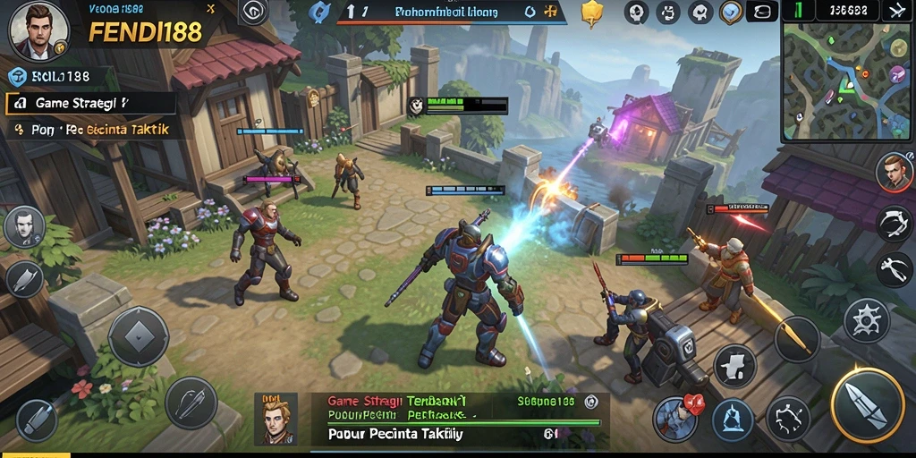 Screenshot FENDI188 menunjukkan aksi menegangkan dan strategis dalam permainan.