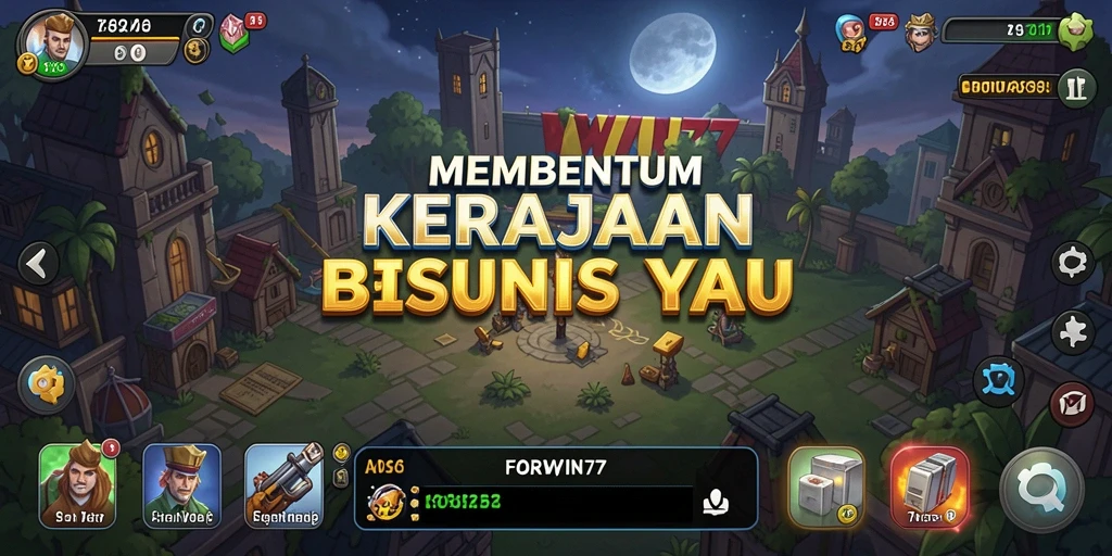 Tampilan gameplay FORWIN77 yang menarik dan realistis.
