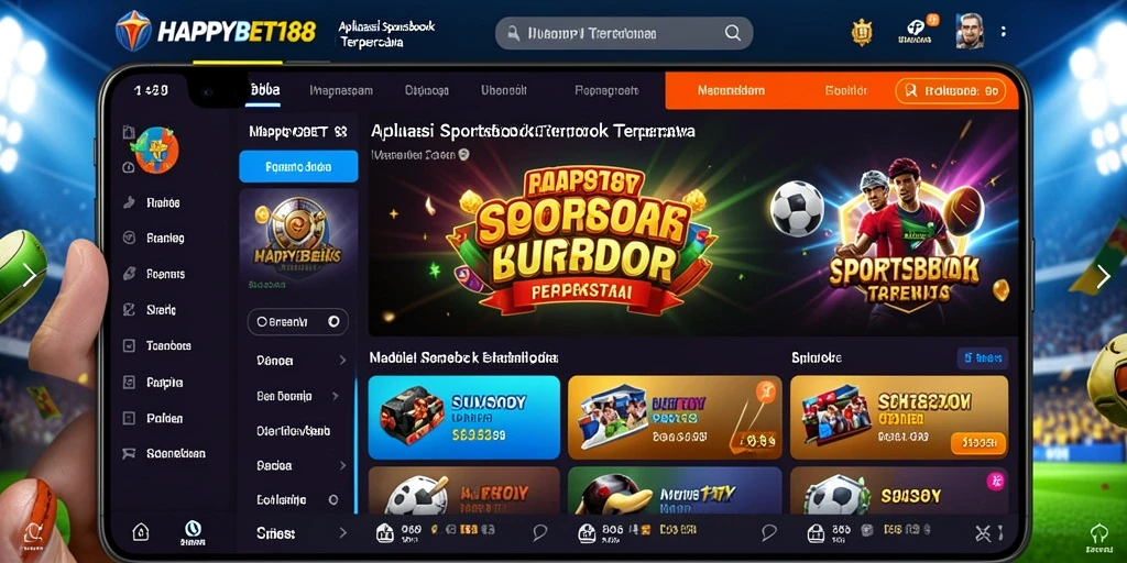 Tampilan gameplay Sportsbook HAPPYBET188 yang menarik dan responsif.