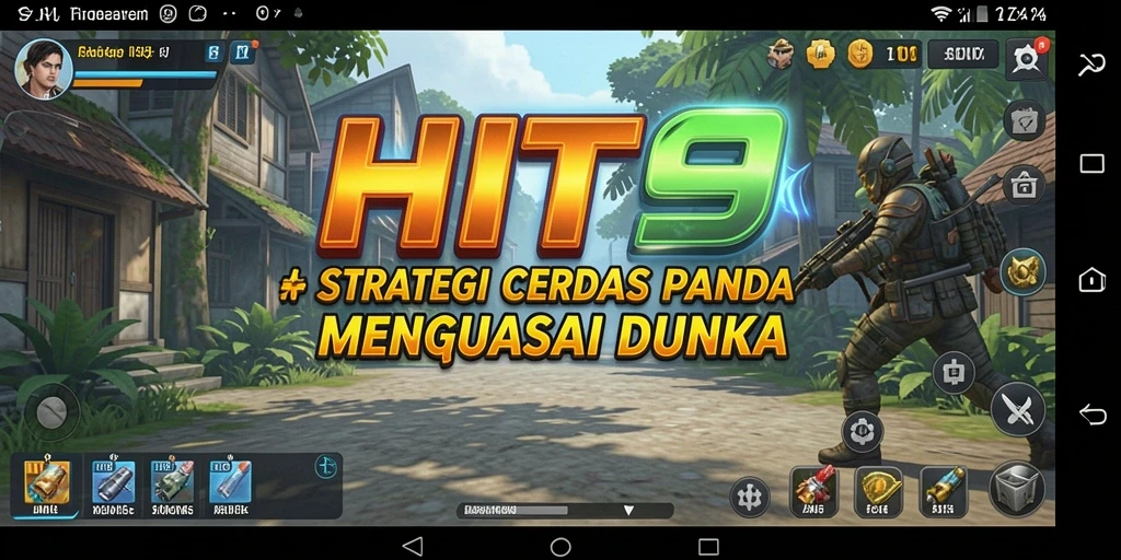 Tangkapan layar utama HIT9 menampilkan aksi strategi yang mendebarkan.