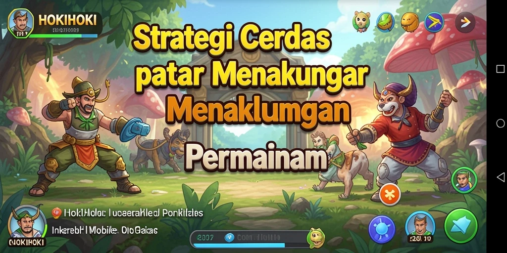 Tangkapan layar HOKIHOKI menunjukkan aksi strategi yang mendebarkan.