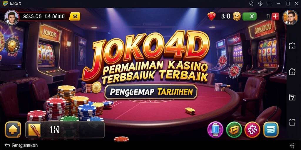 Tangkapan layar utama JOKO4D menampilkan gameplay menarik dalam permainan Kasino.