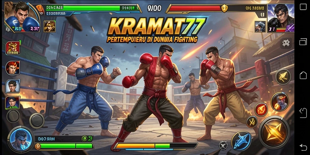 Screenshot KRAMAT77 menampilkan aksi pertarungan yang mendebarkan dan grafis memukau.