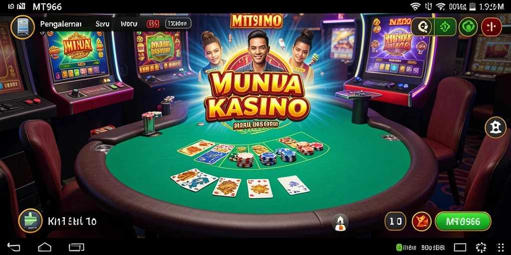 Tampilan gameplay menakjubkan dari MT966 di dunia Kasino.