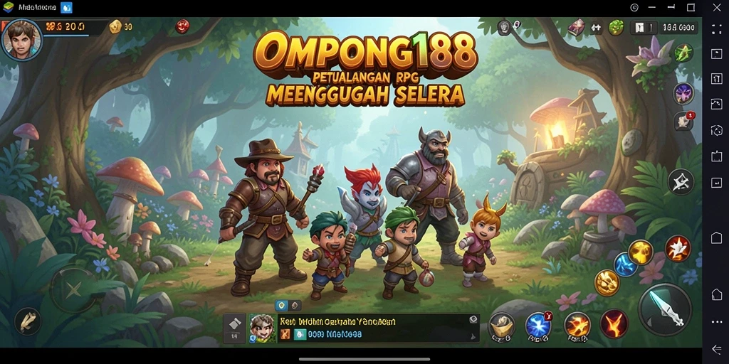 Tangkapan layar gameplay OMPONG188 menampilkan pertempuran yang mendebarkan.