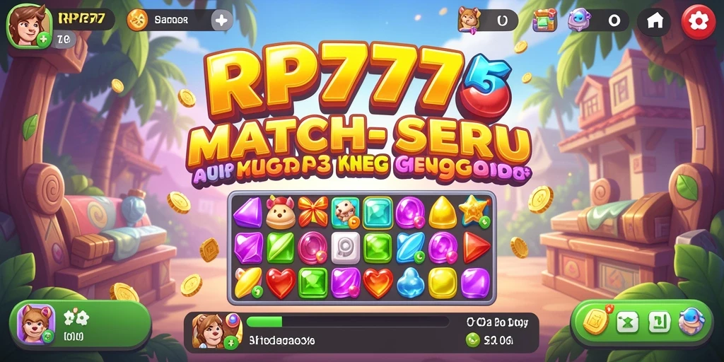 Menampilkan gameplay seru RP777 dalam genre Match-3.