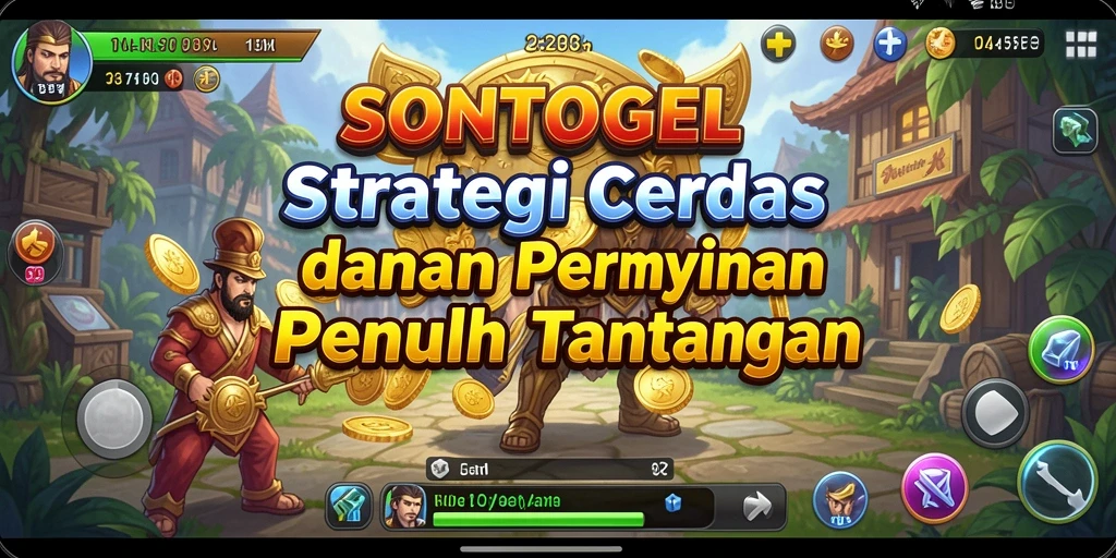 Tangkapan layar gameplay SONTOGEL yang menunjukkan strategi yang mendebarkan.