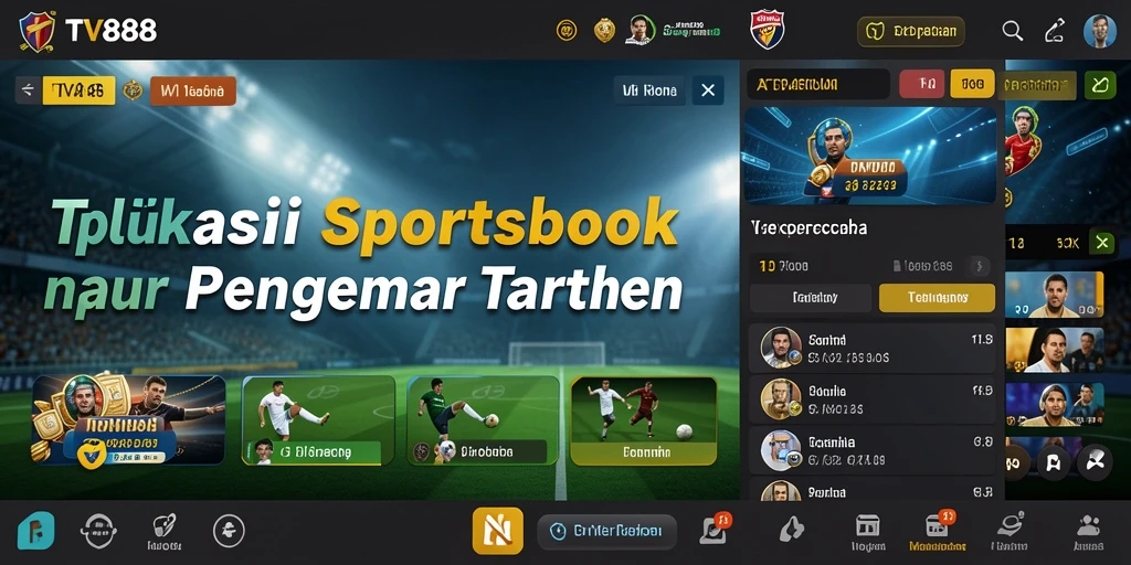 Tampilan gameplay yang menarik dan interaktif dari TV888.